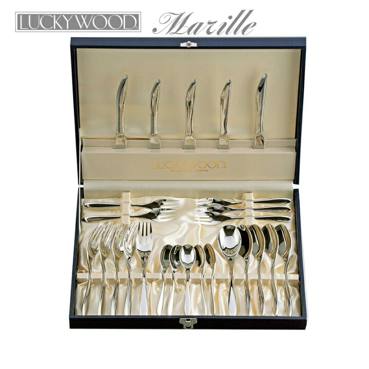 楽天市場】ディナーセット25pc 5客用 LUCKY WOOD(ラッキーウッド 