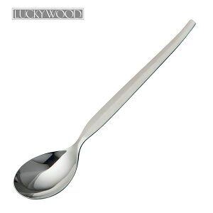 カトラリー デザートスプーン(ディナースプーン)183mm ラッキーウッド デラックス 18-10ステンレス カレースプーン 0-01102 メール便可 日本製 燕三条 食洗機OK