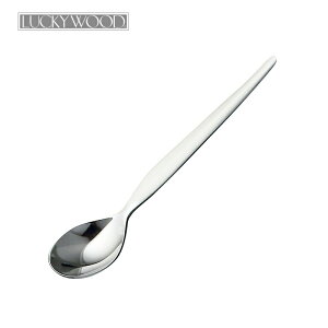カトラリー コーヒースプーン 115mm LUCKY WOOD ラッキーウッド デラックス スプーン 18-10ステンレス 0-01106-000 メール便可 日本製 燕三条 食器洗浄機対応