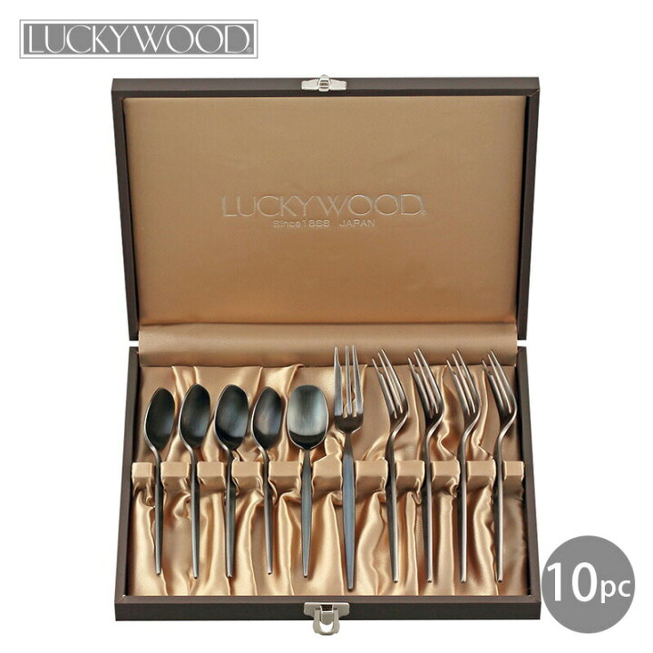 楽天市場】ティーケーキセット10pc LUCKY WOOD(ラッキーウッド  
