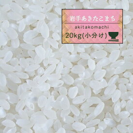 米 20kg 精米 5年産 岩手県産 あきたこまち 白米20kg（5kg×4）小分け 送料無料 岩手こまち【米20キロ】