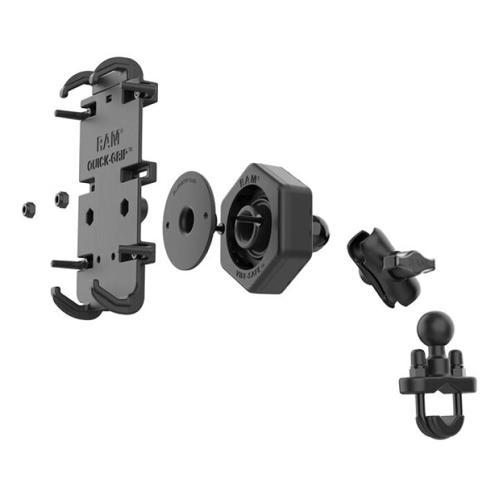 楽天市場】RAM MOUNTS ラムマウント防振クレイドルホルダー M ＆U字 