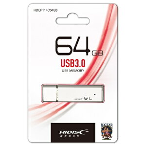 �y10���̓G���g���[�ōő�5000�|�C���g�zHIDISC �n�C�f�B�X�NUSB3.0�t���b�V�������� 64GB HDUF114C64G3(2438003)��������