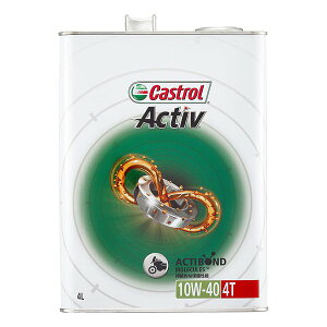 y}\ԃGg[Ń|Cg5{zCastrol JXg[Castrol Activ X-tra 10W-40 4L ACTIVXT10W404L(2128788)