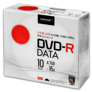 �y25����24���Ԍ���N�[�|���z�z�zHIDISC �n�C�f�B�X�NTY�V���[�Y 16�{��DVD-R �f�[�^�p 10��5mmP�P�[�X/�v�����^�u�� TYDR47JNP10SC(2424050)