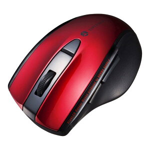 【25日は24時間限定クーポン配布】SANWA SUPPLY サンワサプライ静音BluetoothブルーLEDマウス BlueLED /無線 ワイヤレス /5ボタン /Bluetooth MA-BTBL167R(2510199)送料無料