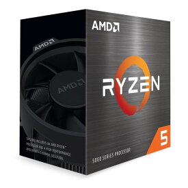 【5/1-5 楽天モバイル会員エントリーでポイント10倍】AMD エーエムディーCPU Ryzen 5 5600 Wraith Spire Cooler 100100000927BOX(2539673)代引不可 送料無料