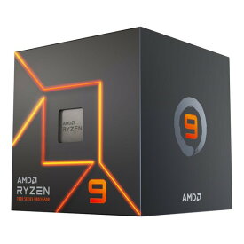 【5/1-5 楽天モバイル会員エントリーでポイント10倍】AMD エーエムディーRyzen 9 7900 With Wraith Prism Cooler 12C/24T.4.0Ghz.65W 100100000590BOX(2560804)代引不可 送料無料