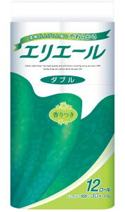 大王製紙 ダイオウセイシエリエール トイレットテイシュー ダブル 12ロール 30m エリエールトイレットティシュー12RW(2463188)