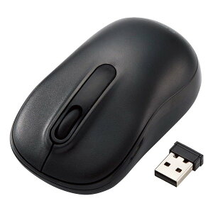 ELECOM エレコム抗菌 静音マウス 光学式 /無線 ワイヤレス /3ボタン /USB M-DY11DRSKBK(2516941)代引不可 送料無料