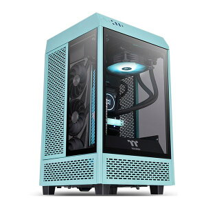 Thermaltake T[}eCNPCP[X The Tower 100 -Turquoise- ^[RCY CA-1R3-00SBWN-00(2530862)s 