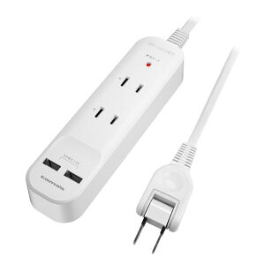 【30日は24時間限定クーポン配布】多摩電子工業 タマデンシコウギョウ電源タップ ACタップ&USB 2+2 2.0m TSK84U20W(2544468)