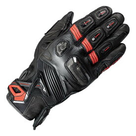 【15日は24時間限定クーポン配布】RS TAICHI アールエスタイチラプター レザーグローブ BLACK/BLACK/RED XLサイズ RST441BK04XL(2506822)代引不可 送料無料