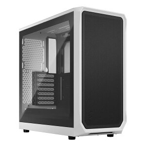 y524ԌN[|zzzFractal Design tN^fUCGAt[d KXpl̗p ATX PCP[X Focus 2 White TG Clear Tint FDCFOC2A02(2552850)