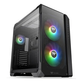 Thermaltake サーマルテイクVIEW 51 TG ARGB フルタワーPCケース 強化ガラス スイングドアパネル ブラック CA-1Q6-00M1WN-00(2529907)代引不可 送料無料