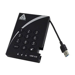 y}\ԃGg[Ń|Cg5{zApricorn AvR[OtHDD Aegis Padlock - USB 3.0 A25-3PL256-2000 R2 A25-3PL256-2000 R2(2573509)s 