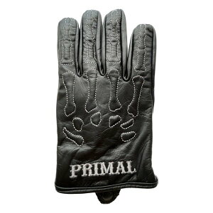 【30日は24時間限定クーポン配布】MOTO FIELD モトフィールドスカル 牛革レザーグローブ ブラック/アイボリー 3Lサイズ PLG-501BKIV3L(2578584)送料無料