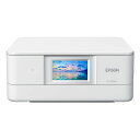 【15日限定クーポン配布】EPSON エプソンA4カラーインクジェット複合機 カラリオ コンパクト スマホ対応 無線LAN ホワイト EP-886AW(2583393)送料無料