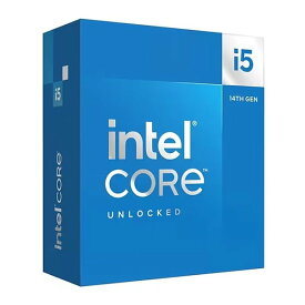 【5/1-5 楽天モバイル会員エントリーでポイント10倍】intel インテル第14世代 Core i5-14600K Raptor Lake Refresh 14コア 20スレッド LGA1700 PCIeGen5.0 BX8071514600K(2583265)送料無料