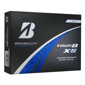 ブリジストンTOUR B XS ホワイト 24年モデル ゴルフボール 1ダース 12球入り 1ダース 24TOUR B XS ホワイト S4WXJ(2588820)送料無料