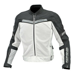 【30日は24時間限定クーポン配布】KOMINE コミネバイク用 プロテクトハーフメッシュジャケット ライトグレー/ブラック メンズ XL JK-1274/LIGHT GREY/BLACK/XL(2589196)代引不可 送料無料