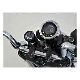【20日は24時間限定クーポン配布】DAYTONA デイトナ電気式 タコメーター DAX125 22 用 ブラックボディ/3色LED φ48 9000rpm表示 D27507(2546407)送料無料