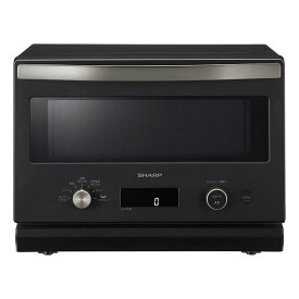 【20日は24時間限定クーポン配布！】SHARP シャープオーブンレンジ ブラック 18L 縦開き RE-SD18B-B(2651155)送料無料