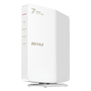 �y5����24���Ԍ���N�[�|���z�z�zBUFFALO �o�b�t�@���[����LAN�e�@ Wi-Fi 7 11be �Ή��f���A���o���hWi-Fi���[�^�[ 2882+688Mbps WH WSR3600BE4P/DWH(2653565)��������