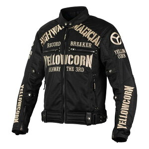 y}\ԃGg[Ń|Cg5{zYeLLOW CORN CG[R[MESH JACKET bVWPbg ubNAC{[/LTCY YB-5105BK/IVL(2651093)