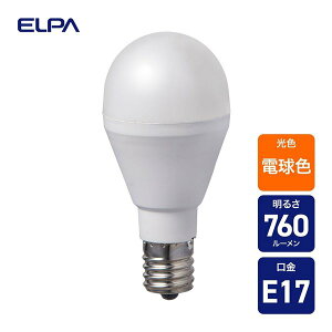 �y30����24���Ԍ���N�[�|���z�z�zELPA �G���pLED�d�� �~�j�N���v�g�����` ���� E17 60W�` �d���F 5�N�ۏ� LDA7L-G-E17-G4106(2655462)