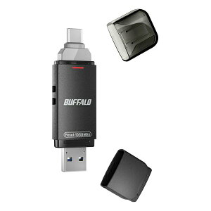 �y15����24���Ԍ���N�[�|���z�z�zBUFFALO �o�b�t�@���[Type-C/A�R�l�N�^�[���Ή� ������S500GB SSD-SDH500U3BA/D(2659253)��������