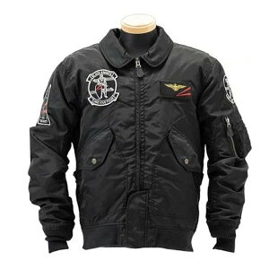 HOUSTON q[XgoCNp HTVA-2546W CWU-45/P BLACK KNIGHTS M/C NYLON JACKET ubN/LTCY HTVA-2546W/BLACK/L(2658026)