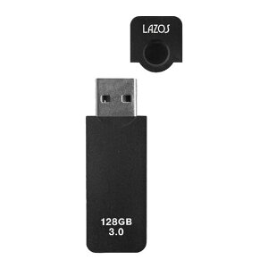 �y�G���g���[�ōő�10���|�C���g�zLAZOS ���\�X�L���b�v��USB�t���b�V���������i�u���b�N�j128GB L-US128-CPB(2648974)��������
