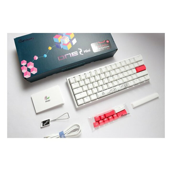 Ducky ダッキー One 2 Pro Mini RGB Pure White Cherry Speed Silve 