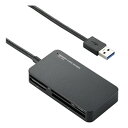 ELECOM エレコムメモリリーダライタ USB3.0/ブラック MR3-A006BK(2344386)代引不可 送料無料