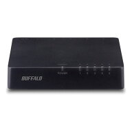 【10日は24時間限定クーポン配布】BUFFALO バッファロー10/100Mbps対応 スイッチングハブ LSW4-TX-5EPL/B…