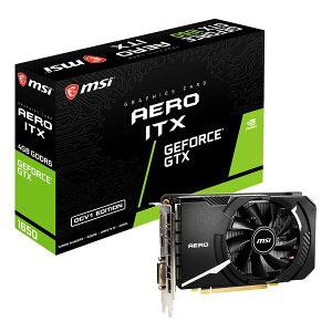 MSI エムエスアイGeForce GTX 1650 D6 AERO ITX OCV1 グラフィックスボード GEFORCE GTX 1650 D6 AERO ITX OCV1(2…