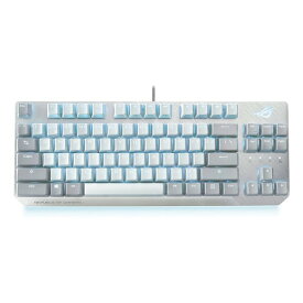 【5千円以上でポイント4倍★クーポンも配布】ASUS エイスースROG Strix Scope NX TKL Moonlight White 赤軸 有線 ゲーミングキーボード 日本語 X806 STRIX SCOPE NX TKL ML/NXRD/JP(2516997)送料無料