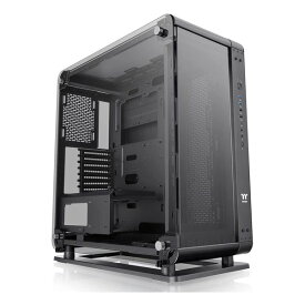 6/1限定★要エントリー2人に1人ポイントバック！全品P2倍＆クーポン配布！Thermaltake サーマルテイクPCケース Core P6 TG -Black- ブラック CA-1V2-00M1WN-00(2530863)代引不可 送料無料