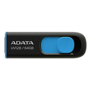 y1524ԌN[|zzzADATA GCf[^USB3.0tbV AUV128V[Y 64GB ubN+u[ AUV128-64G-RBE(2480175)