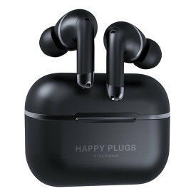 【5千円以上でポイント4倍★クーポンも配布】Happy Plugs（ハッピープラグス）AIR 1 ANC BLACK ワイヤレスイヤホン ブラック AIR1 ANC BLACK(2554924)送料無料