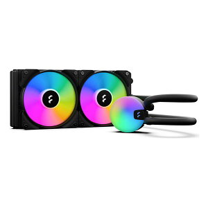 【30日は24時間限定クーポン配布】Fractal Design フラクタルデザインLumen v2 RGB 水冷一体型CPUクーラー 120mmファン×2 FD-W-L1-S2412 FD-W-L1-S2412(2573993)代引不可 送料無料