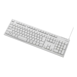 y1524ԌN[|zzzELECOM GRuL[{[h/108L[/USB/LTCY/1000񍂑ϋv/zCg TK-FCM062WH(2344014)