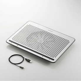 【15日限定クーポン配布】ELECOM エレコムノートPC用クーラー 角度調節・強冷タイプ/15.4〜17インチ対応 SX-CL22LSV シルバー(2382726)送料無料