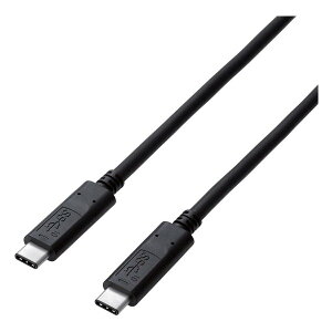 �y10����24���Ԍ���N�[�|���z�z�zELECOM �G���R��USB3.1�P�[�u�� C-C�^�C�v 1.0m �u���b�N PD�Ή� USB3-CC5P10NBK(2485283)��������