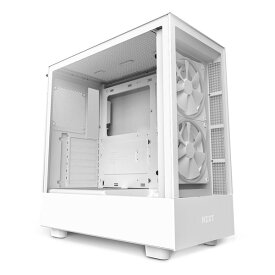 NZXT エヌズィーエックスティーH5 ELITE ホワイト CC-H51EW-01(2560385)代引不可 送料無料