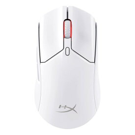 【5千円以上でポイント4倍★クーポンも配布】HyperX ハイパーエックスワイヤレスゲーミングマウス HyperX Pulsefire Haste 2 ホワイト 6N0A9AA(2569753)送料無料