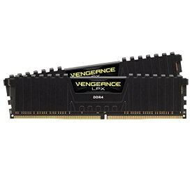 【5千円以上でポイント4倍★クーポンも配布】CORSAIR コルセアDDR4-2666 288Pin DIMM（8GB×2枚）CORSAIR Vengeance LPX Series ブラック CMK16GX4M2A2666C16(2395924)送料無料