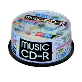 RITEK ライテックCD-R音楽用WPBL30枚 CDRM80.30SPB(2389867)