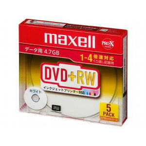 y524ԌN[|zzzmaxell }NZmaxell f[^p DVD+RW 4.7GB 4{Ή CNWFbgv^ΉzCg 5 D+RW47PWB.S1P5SAA(2409401)